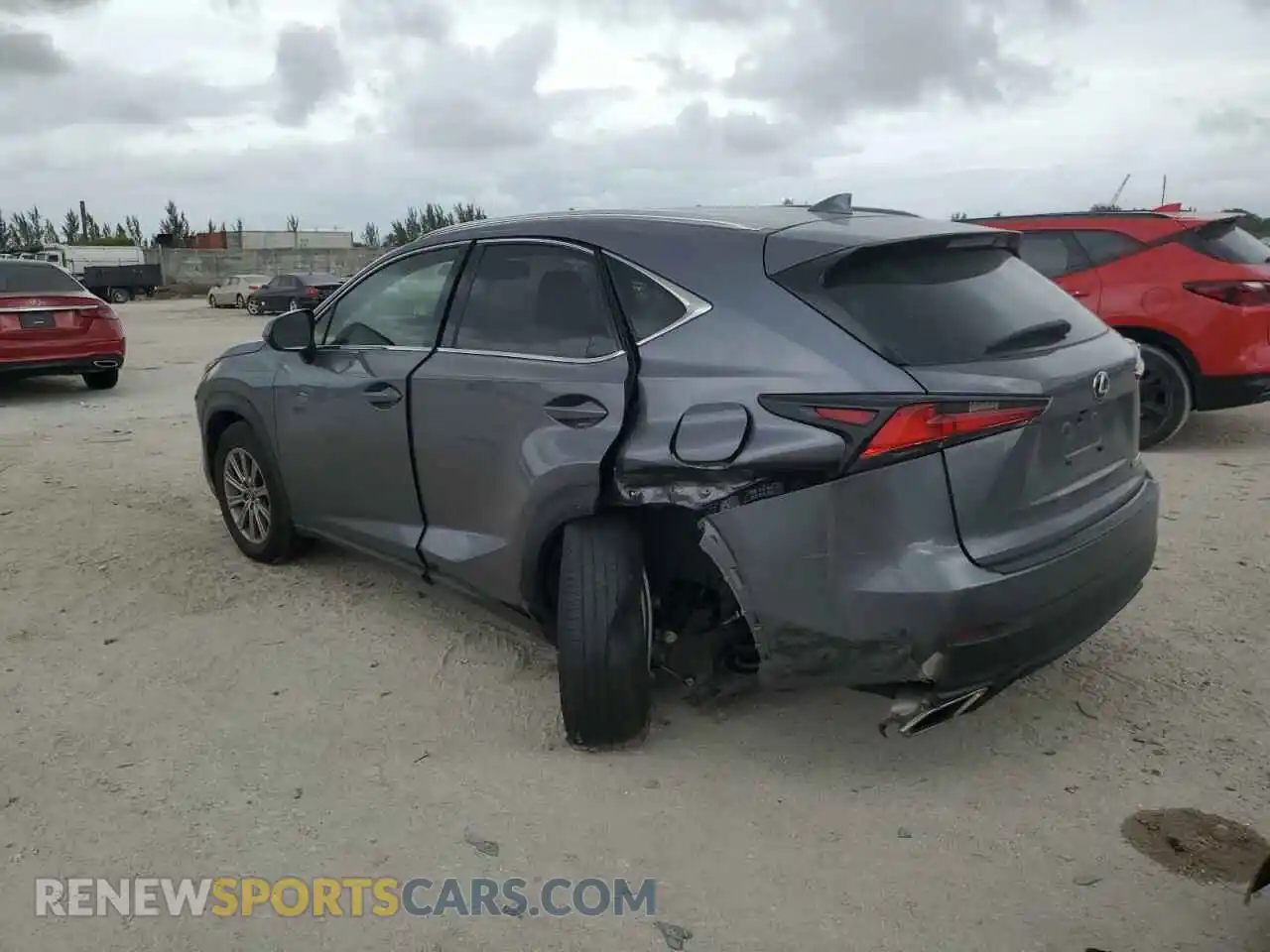 2 fotografías del automóvil dañado JTJDARBZ5L2175879 LEXUS NX 2020