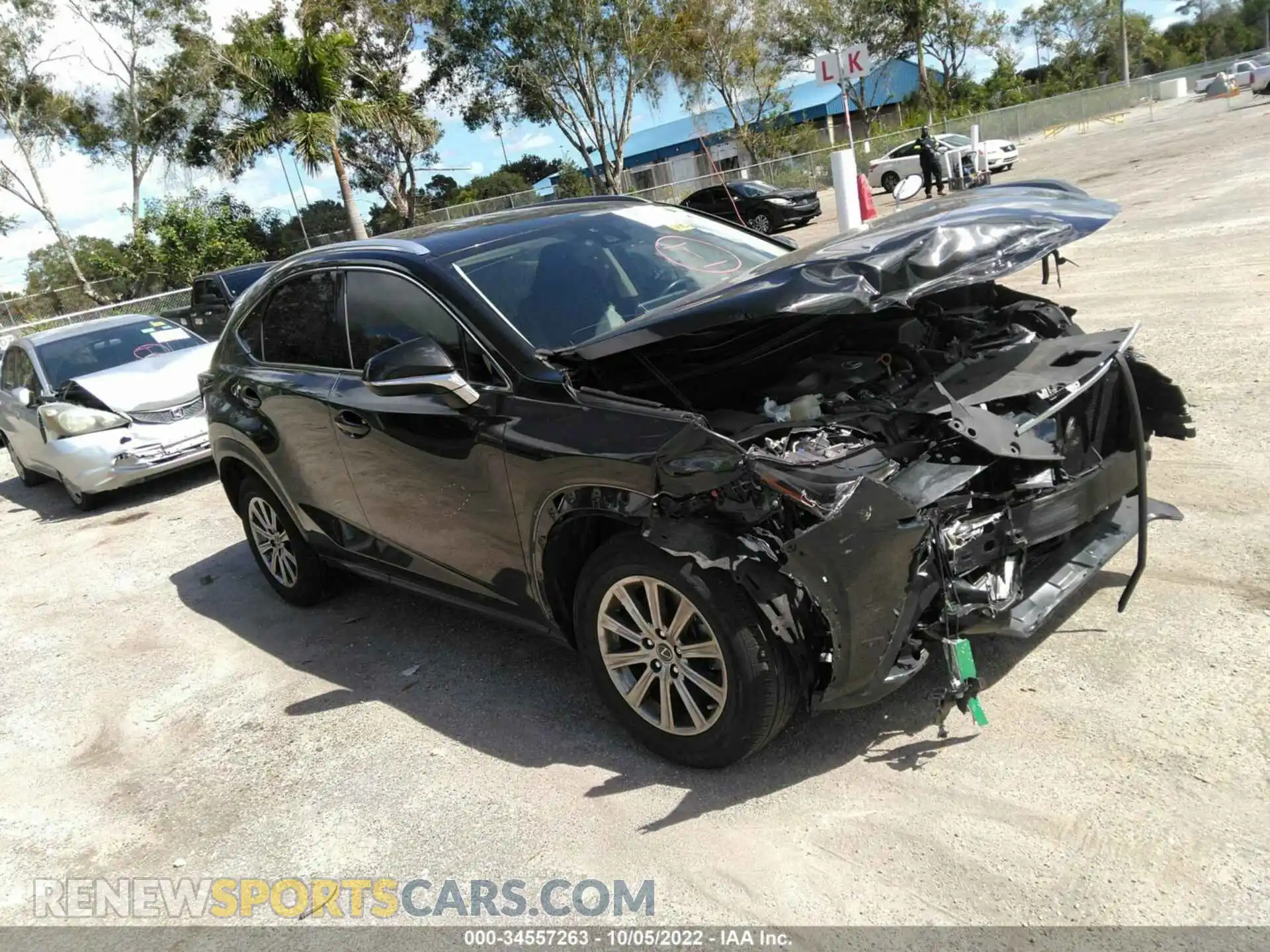 1 fotografías del automóvil dañado JTJDARBZ5L5000918 LEXUS NX 2020