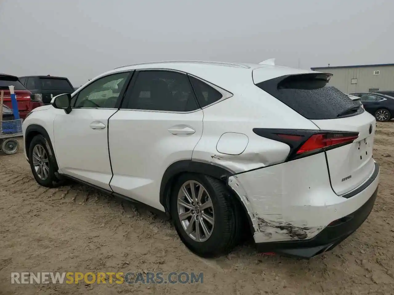 2 fotografías del automóvil dañado JTJDARBZ5L5007626 LEXUS NX 2020