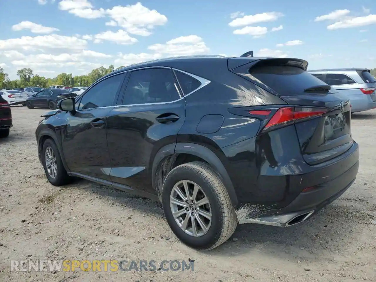2 fotografías del automóvil dañado JTJDARBZ6L2172523 LEXUS NX 2020