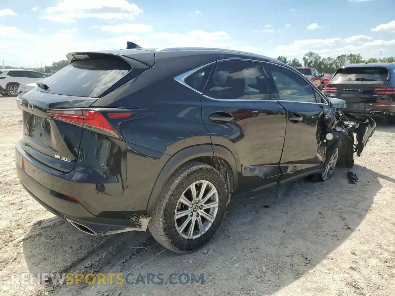 3 fotografías del automóvil dañado JTJDARBZ6L2172523 LEXUS NX 2020