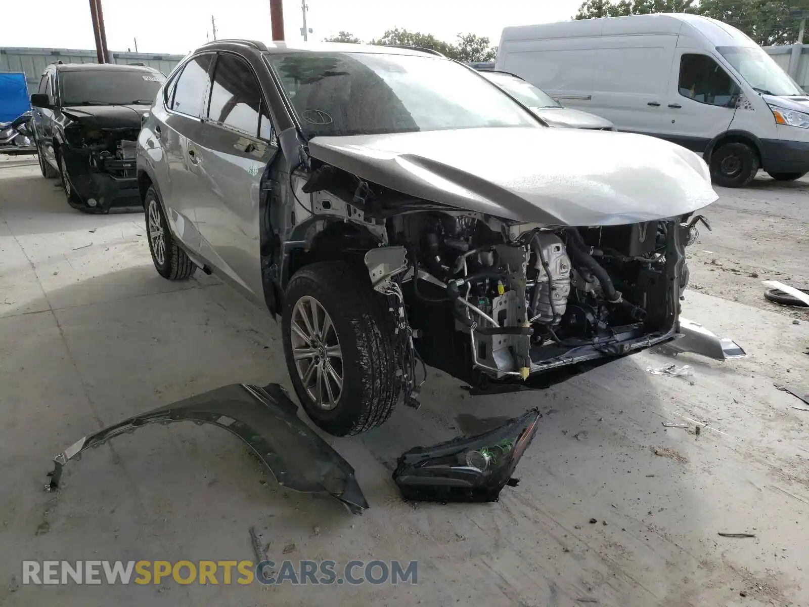 1 fotografías del automóvil dañado JTJDARBZ6L2174871 LEXUS NX 2020