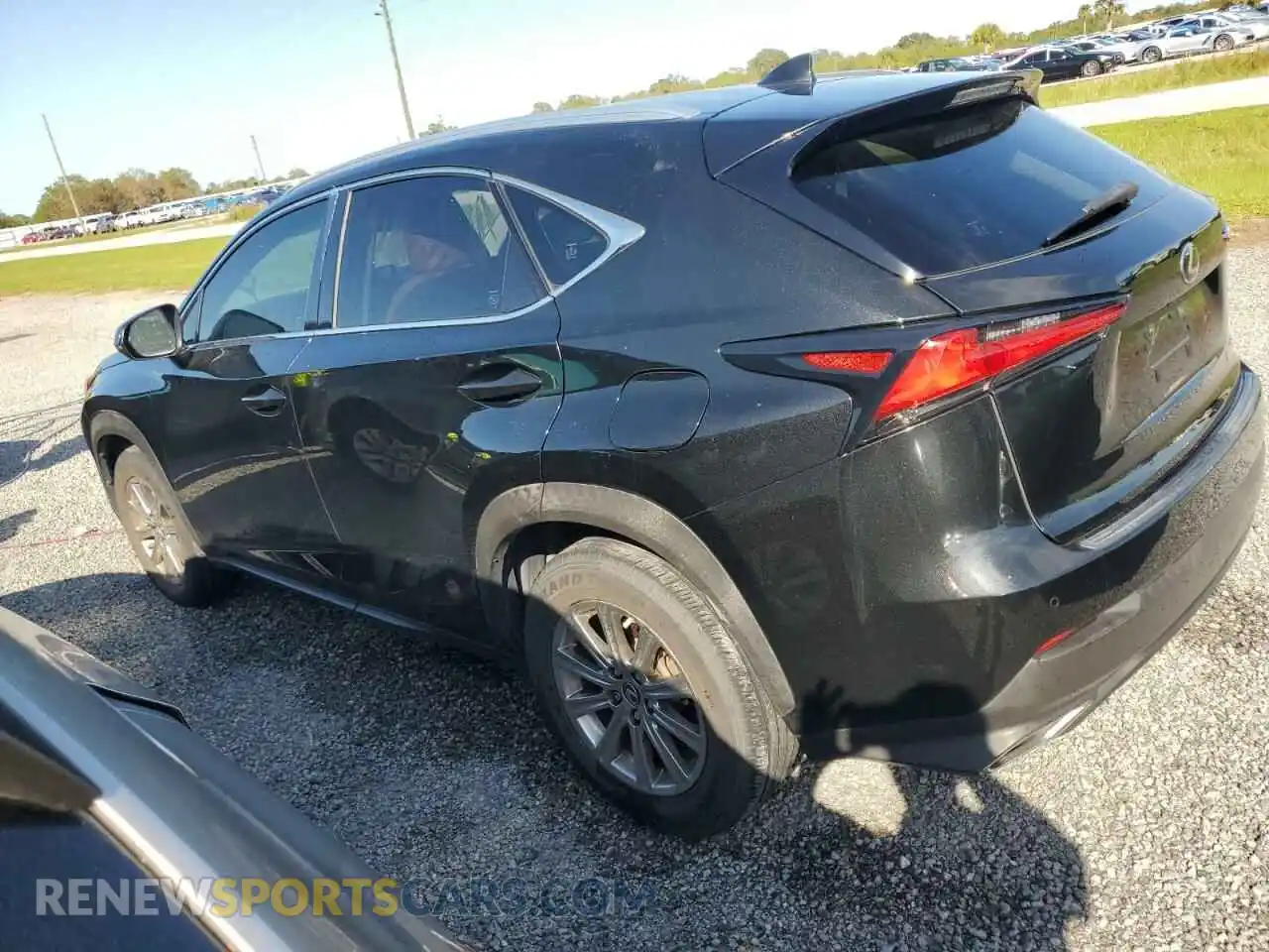 2 fotografías del automóvil dañado JTJDARBZ6L2177043 LEXUS NX 2020