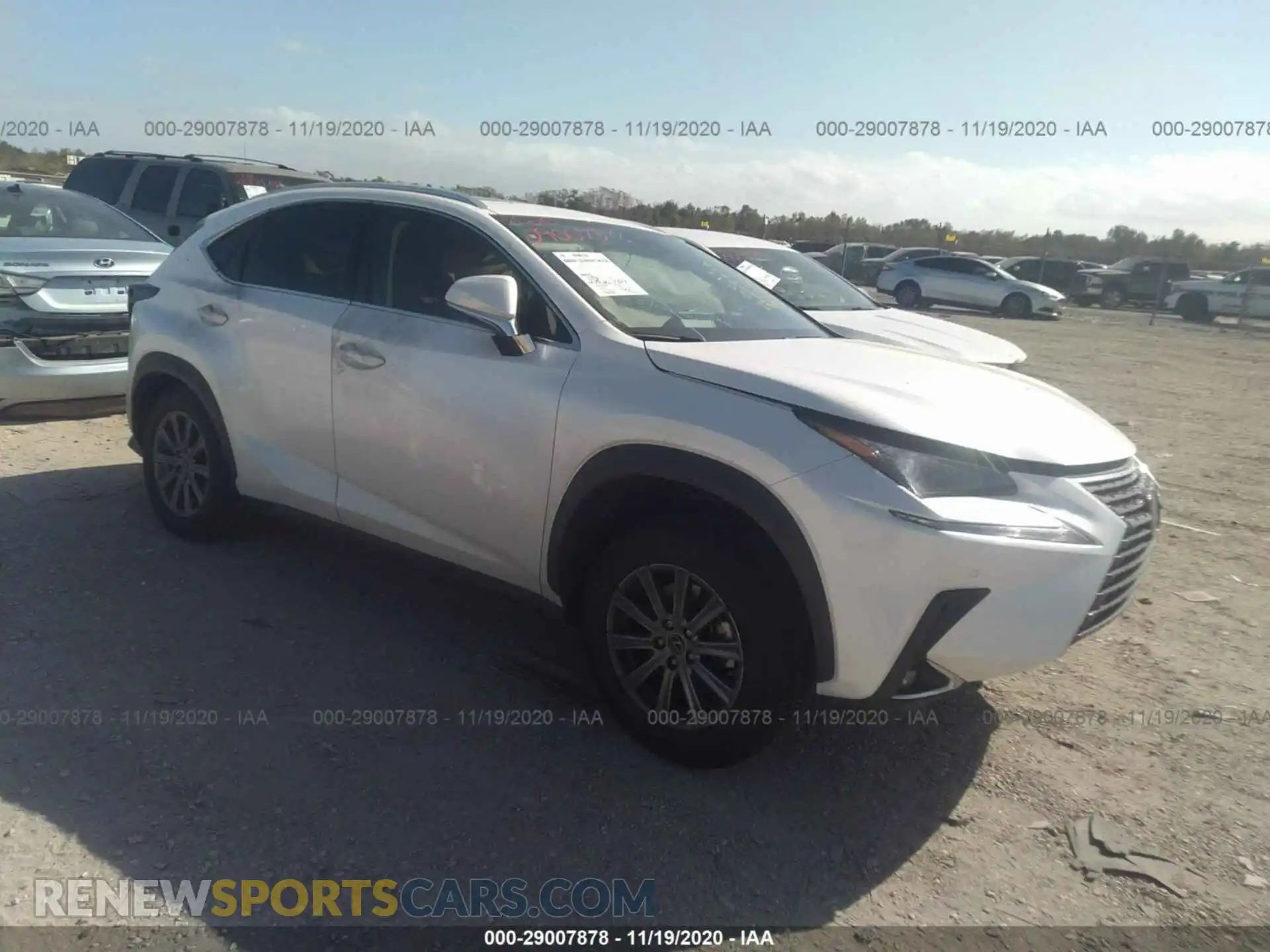 1 Photograph of a damaged car JTJDARBZ6L5009773 LEXUS NX 2020