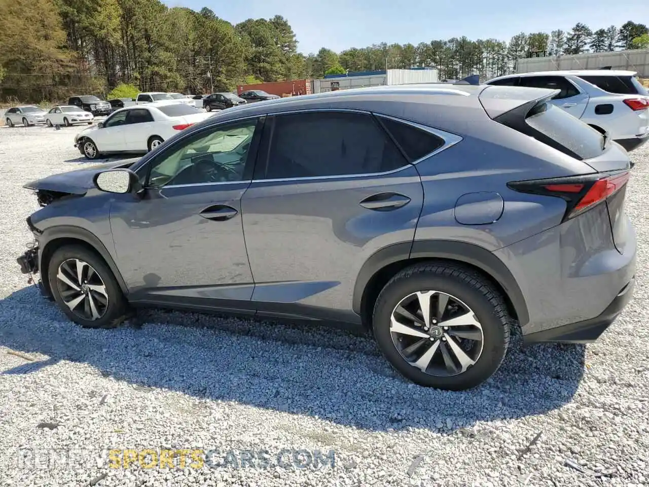 2 fotografías del automóvil dañado JTJDARBZ8L2171552 LEXUS NX 2020