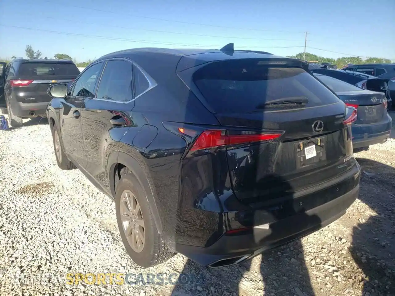 3 Photograph of a damaged car JTJDARBZ8L2173981 LEXUS NX 2020