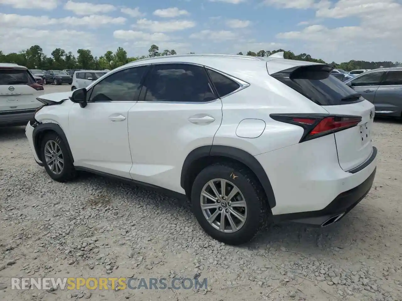 2 fotografías del automóvil dañado JTJDARBZ8L2176993 LEXUS NX 2020