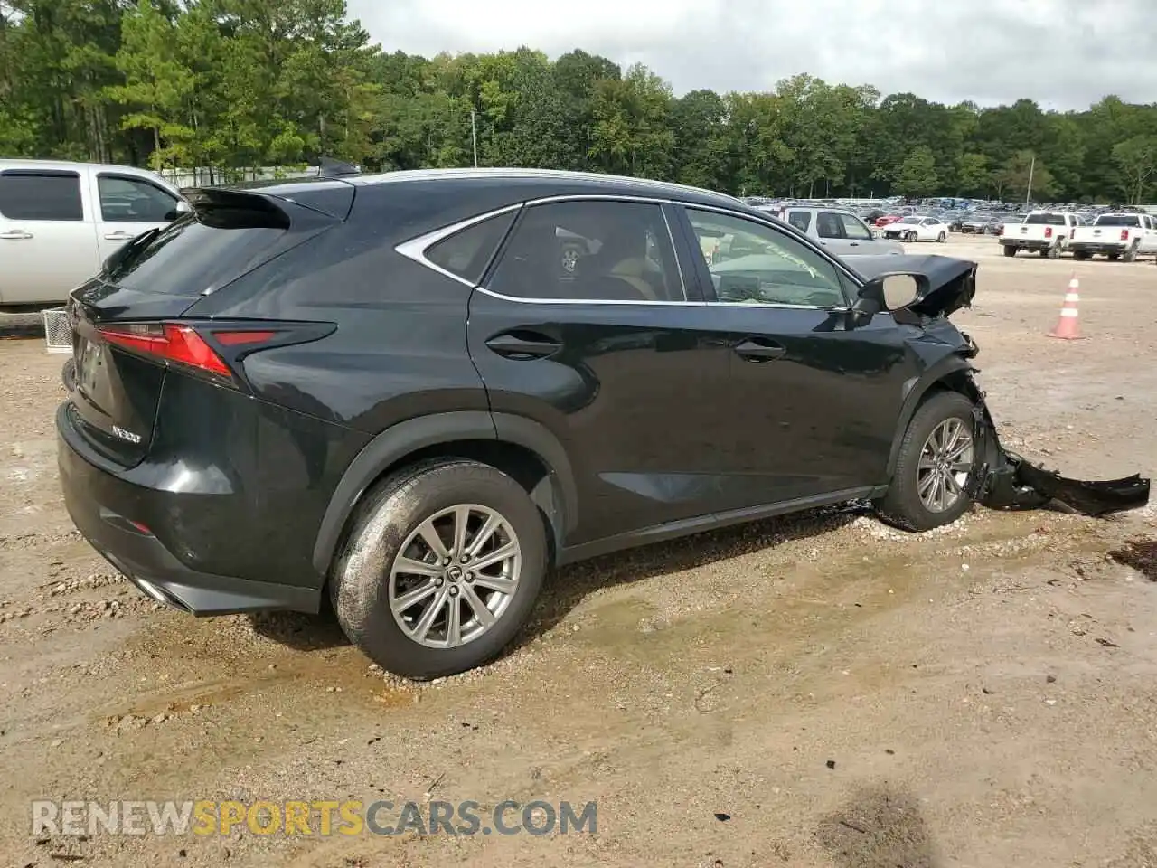 3 Photograph of a damaged car JTJDARBZ8L5002548 LEXUS NX 2020