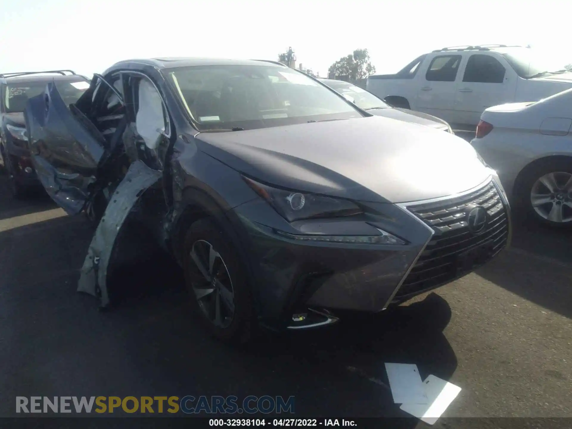 1 Photograph of a damaged car JTJDARBZ8L5004560 LEXUS NX 2020