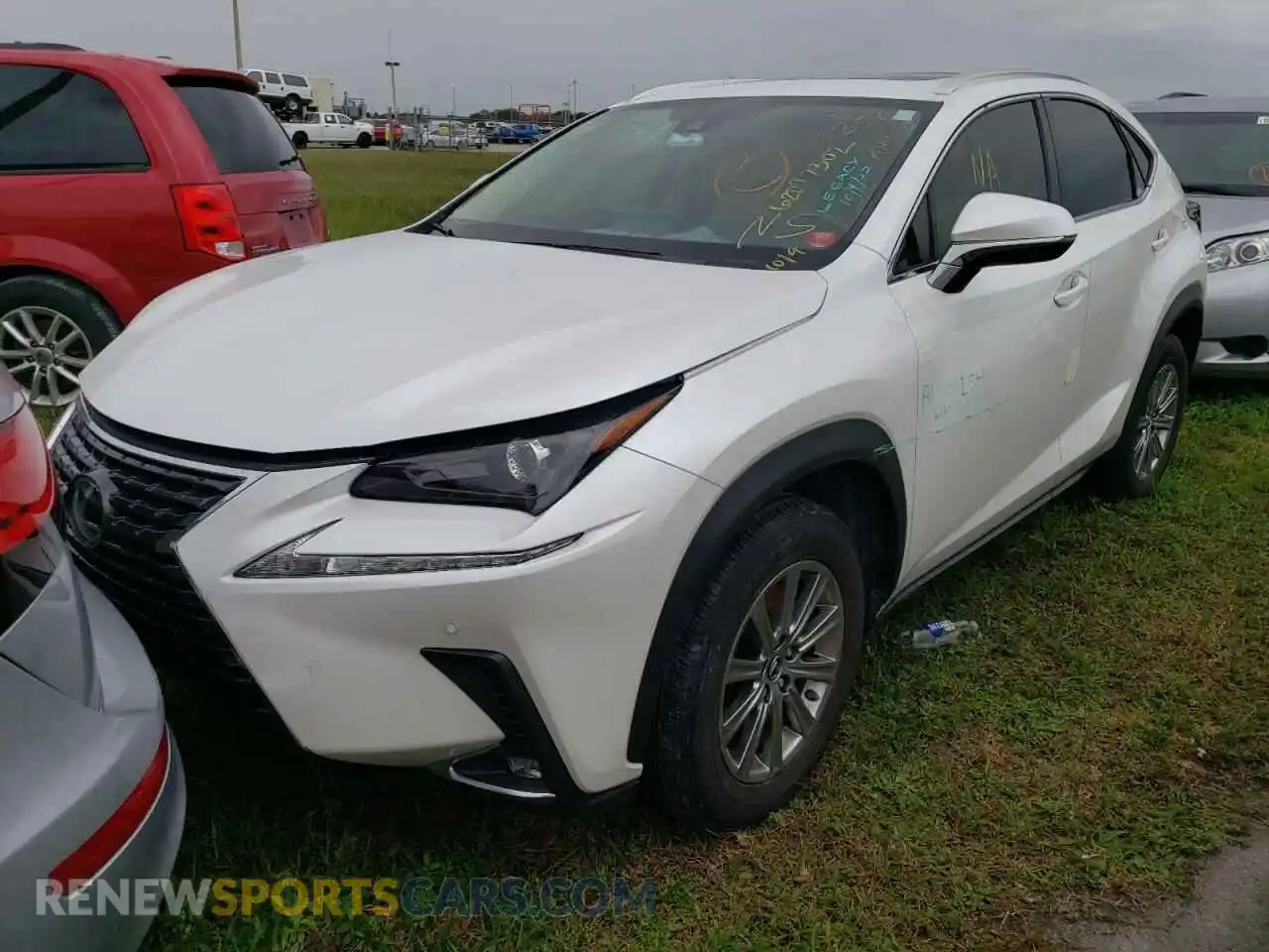 2 fotografías del automóvil dañado JTJDARBZ8L5009256 LEXUS NX 2020
