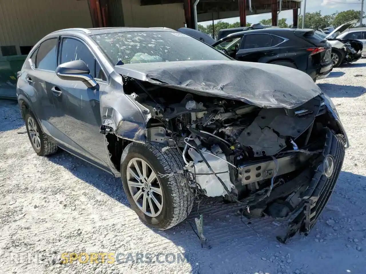 1 Photograph of a damaged car JTJDARBZ9L2176114 LEXUS NX 2020