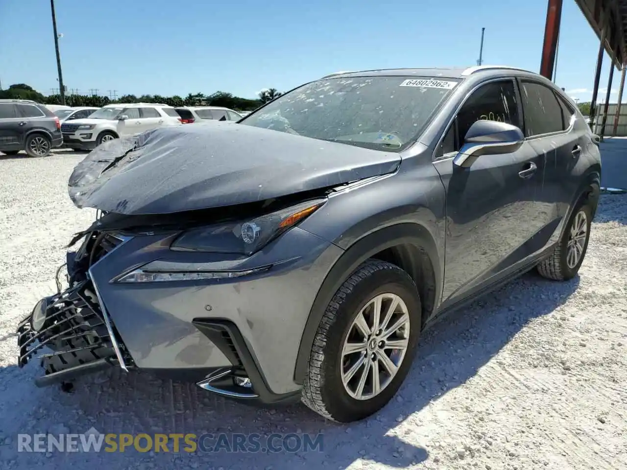 2 Photograph of a damaged car JTJDARBZ9L2176114 LEXUS NX 2020