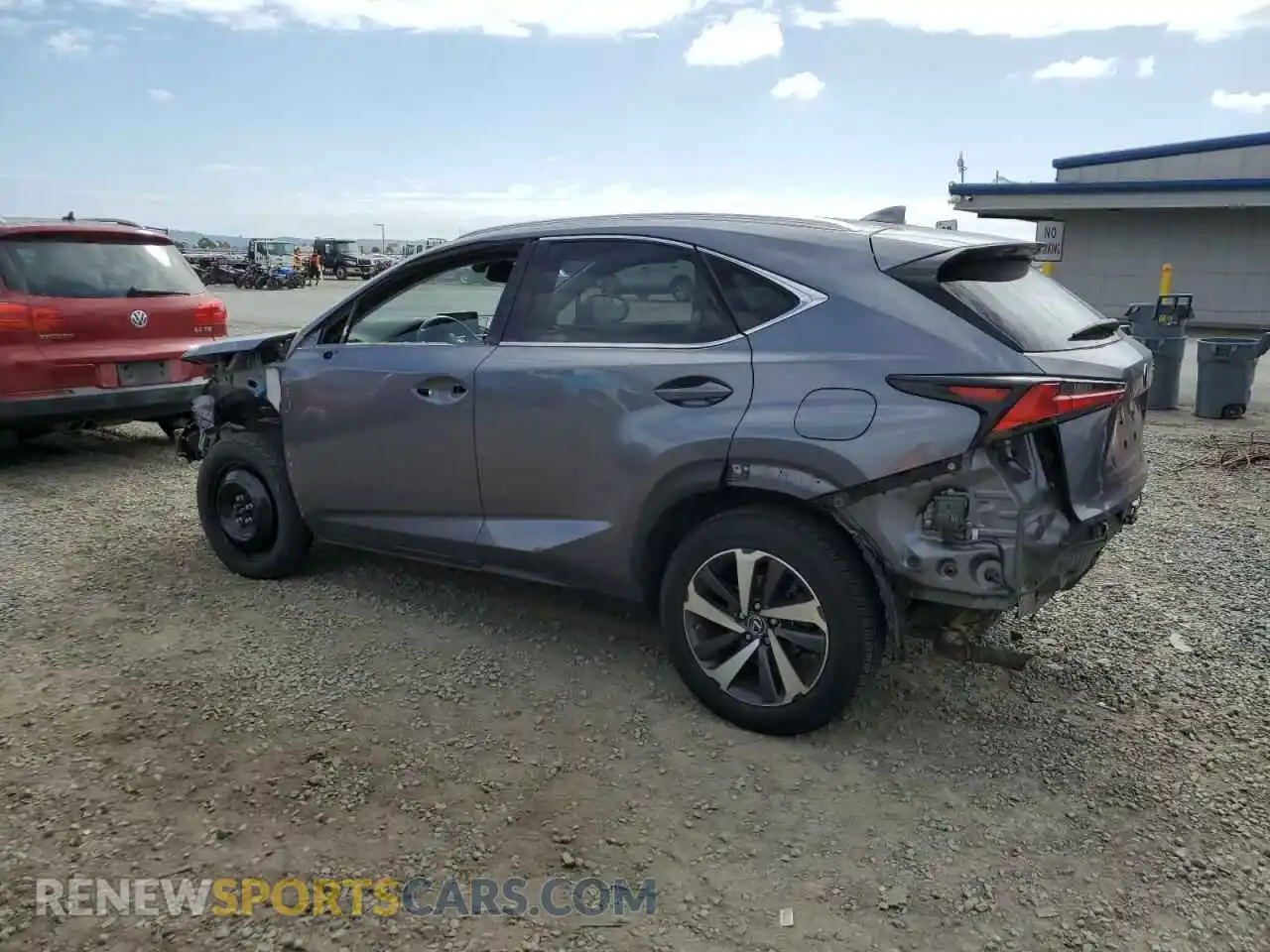 2 fotografías del automóvil dañado JTJDARBZXL5003815 LEXUS NX 2020