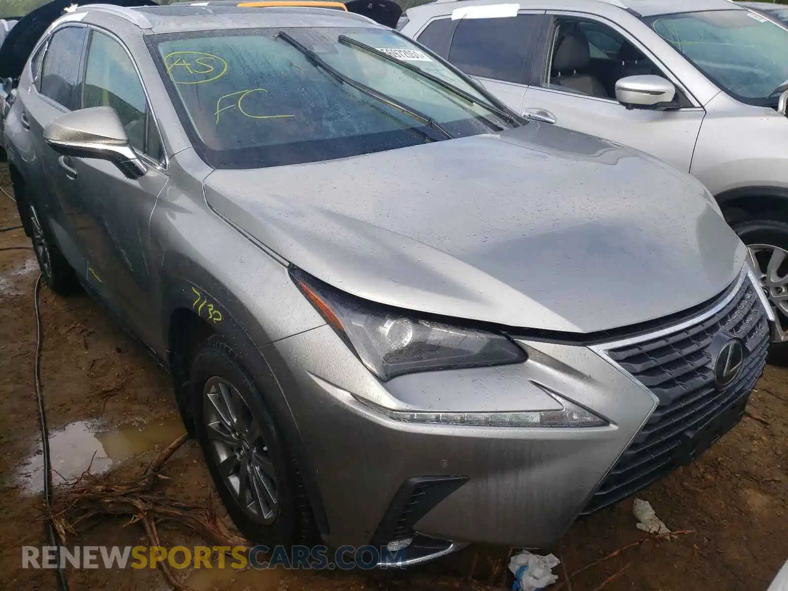 1 Photograph of a damaged car JTJDARDZ0L2220594 LEXUS NX 2020