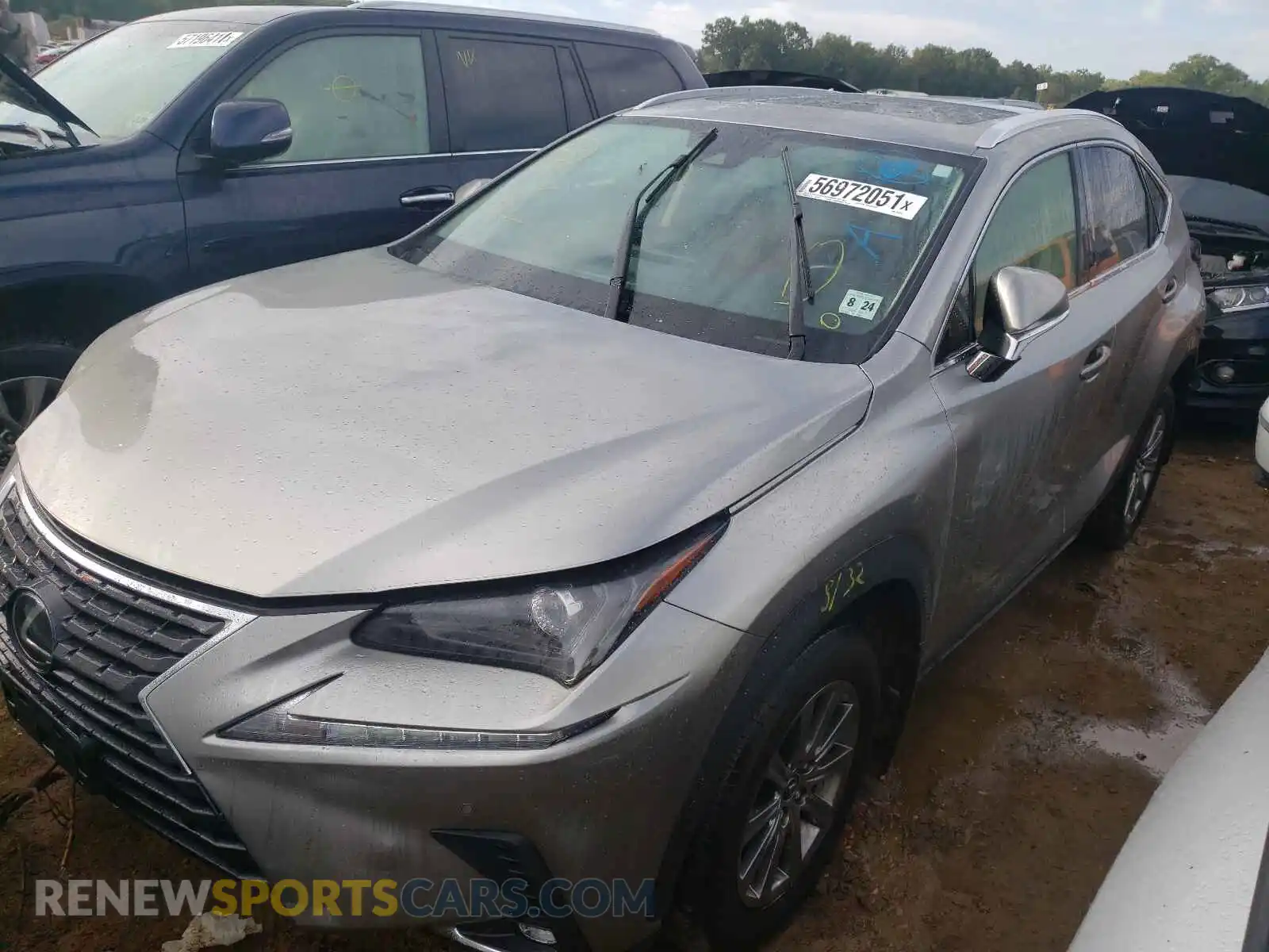 2 Photograph of a damaged car JTJDARDZ0L2220594 LEXUS NX 2020