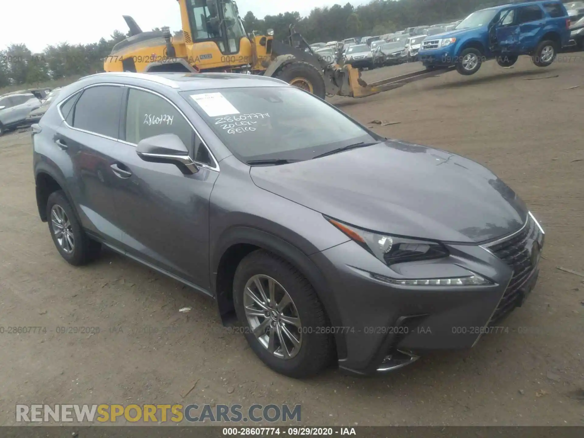 1 Photograph of a damaged car JTJDARDZ0L2220644 LEXUS NX 2020
