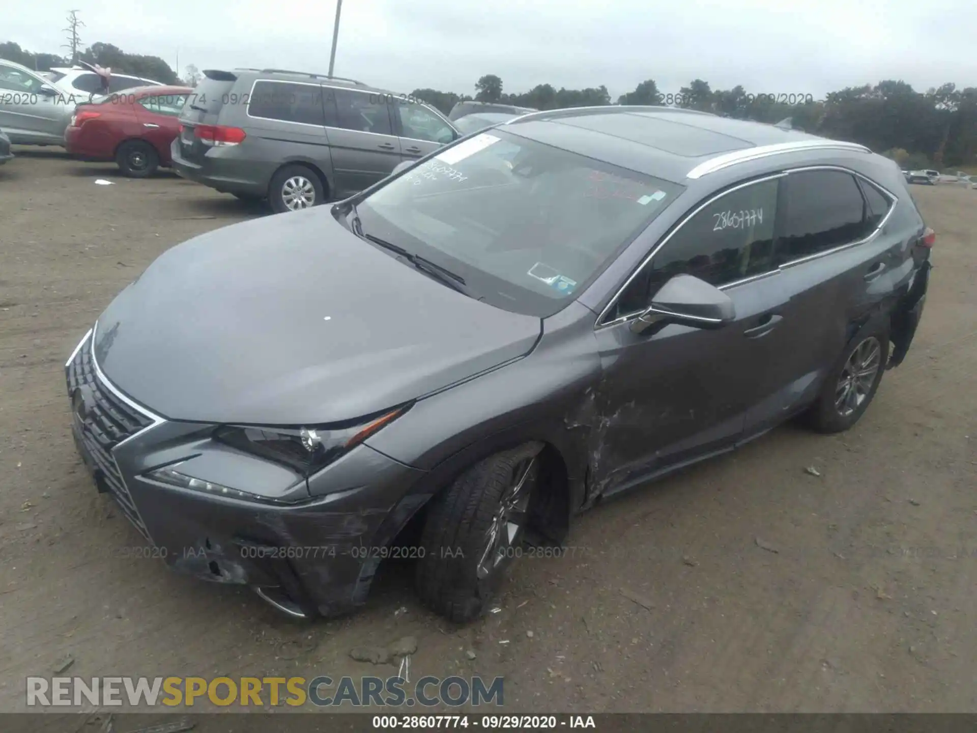 2 Photograph of a damaged car JTJDARDZ0L2220644 LEXUS NX 2020
