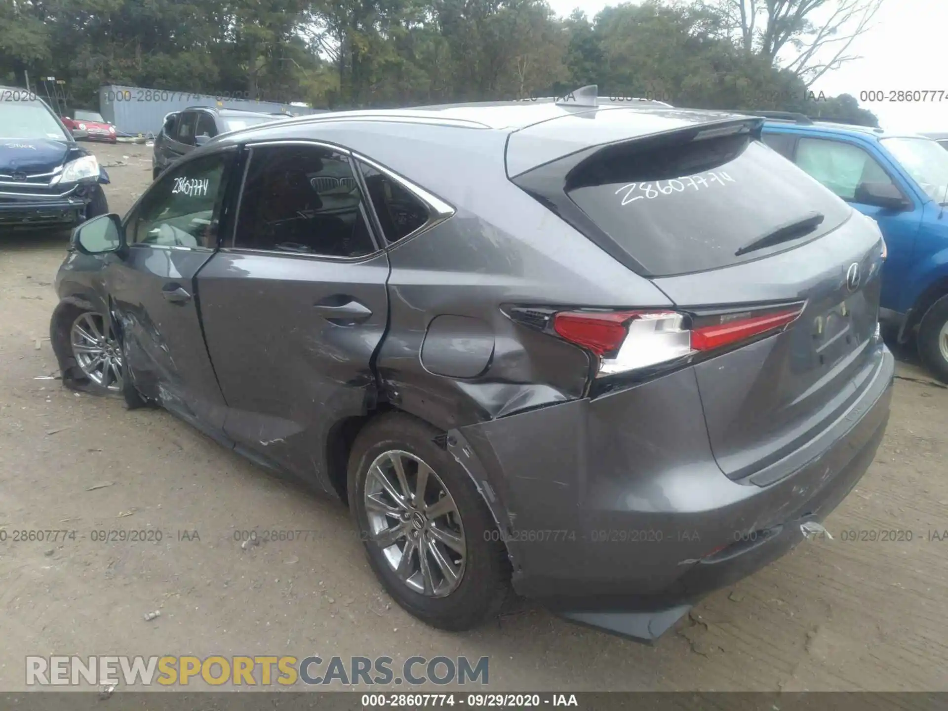 3 Photograph of a damaged car JTJDARDZ0L2220644 LEXUS NX 2020