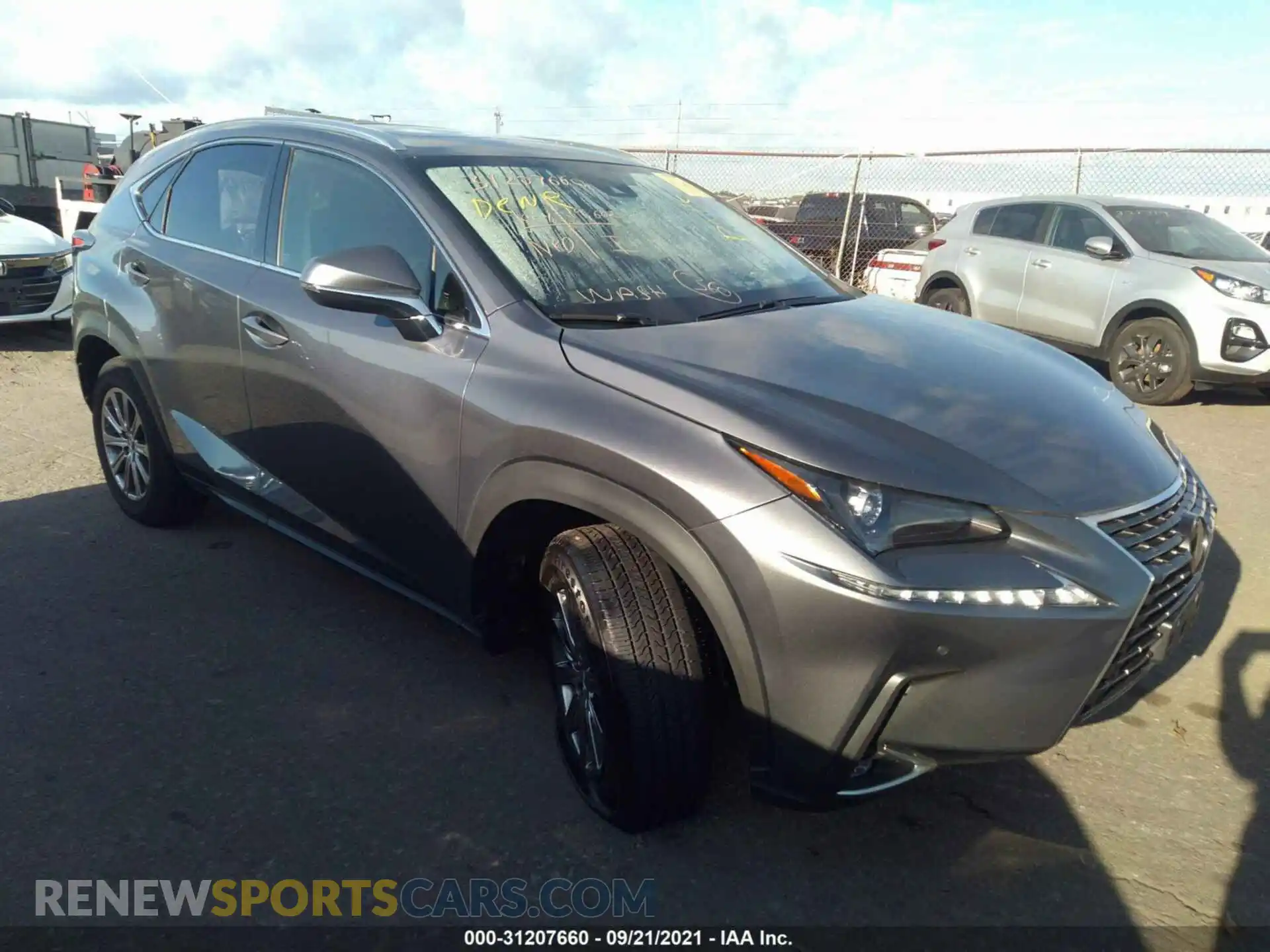 1 Photograph of a damaged car JTJDARDZ1L2226081 LEXUS NX 2020