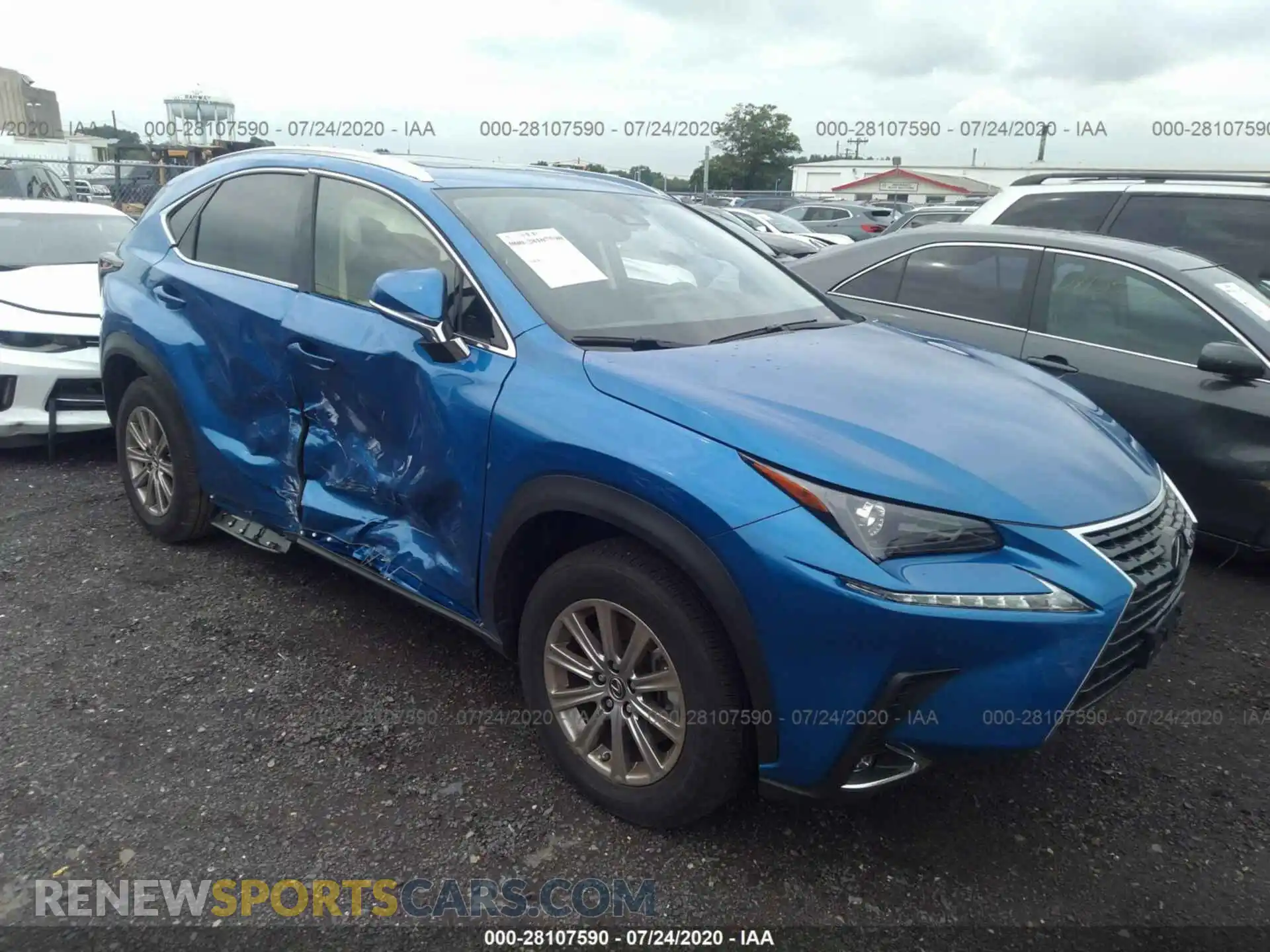 1 Photograph of a damaged car JTJDARDZ1L2228008 LEXUS NX 2020