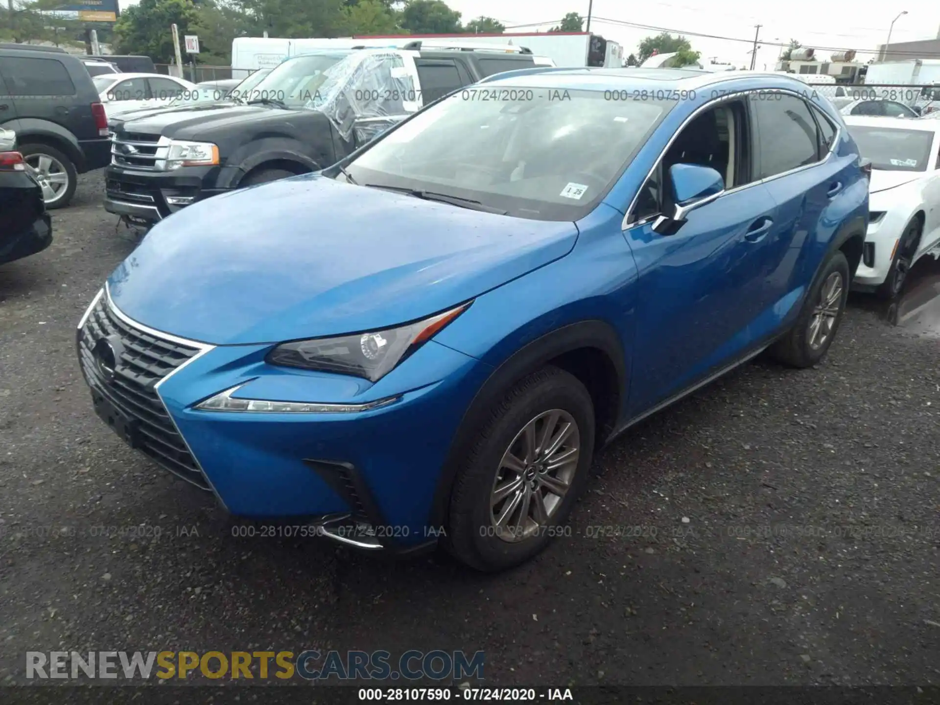 2 Photograph of a damaged car JTJDARDZ1L2228008 LEXUS NX 2020