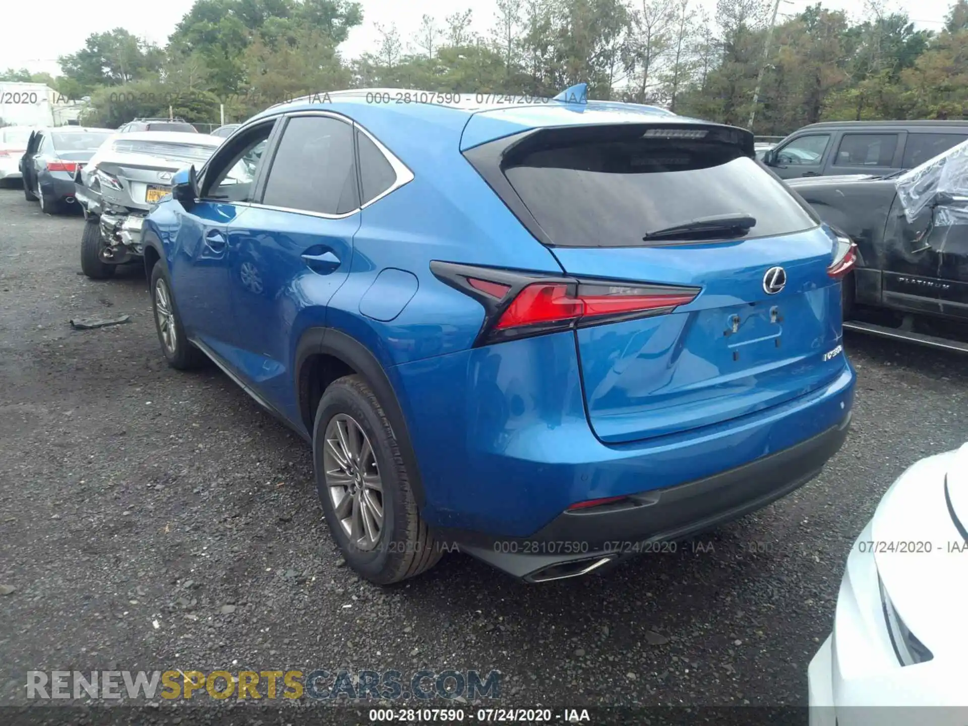 3 Photograph of a damaged car JTJDARDZ1L2228008 LEXUS NX 2020