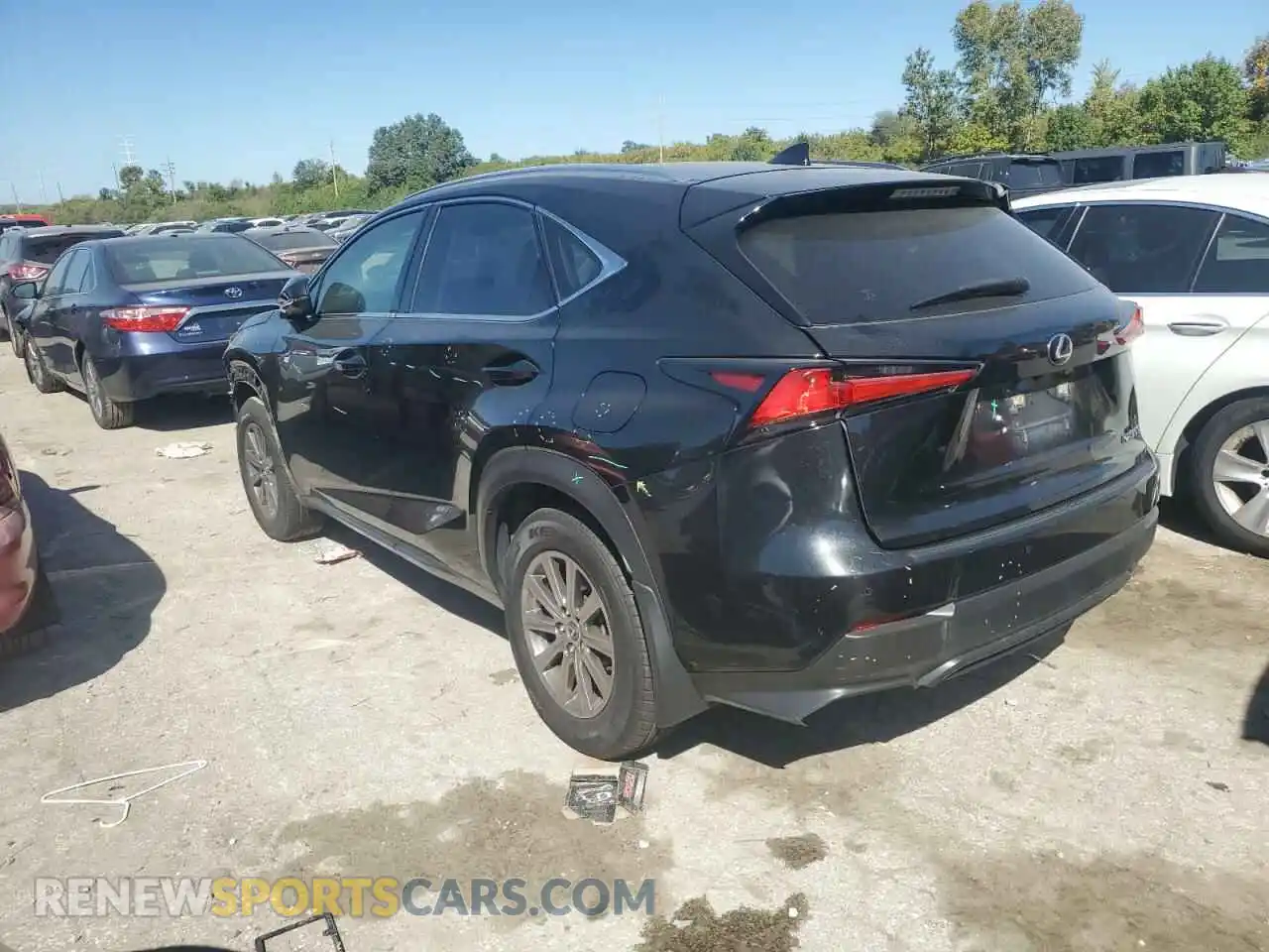 2 fotografías del automóvil dañado JTJDARDZ1L5011315 LEXUS NX 2020