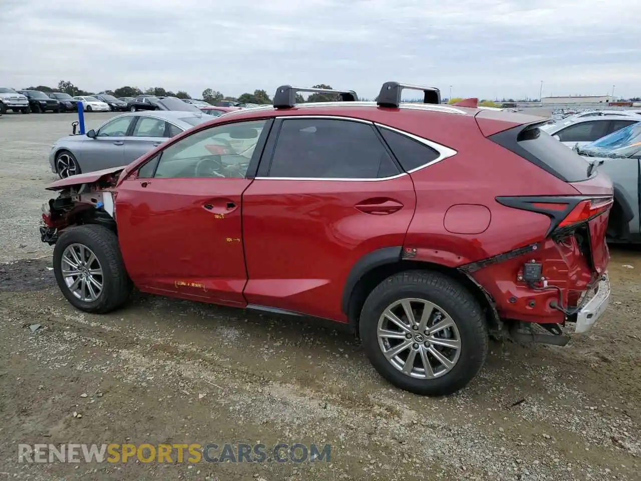 2 fotografías del automóvil dañado JTJDARDZ2L5016524 LEXUS NX 2020