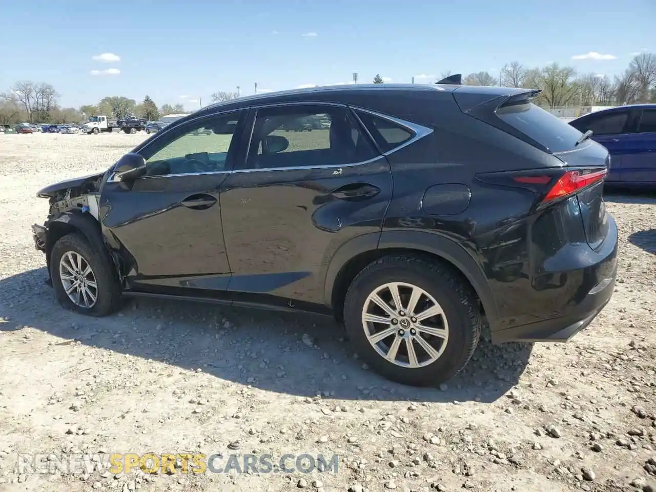 2 fotografías del automóvil dañado JTJDARDZ3L2233534 LEXUS NX 2020