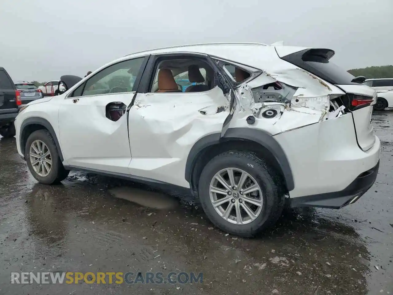 2 fotografías del automóvil dañado JTJDARDZ3L5012708 LEXUS NX 2020