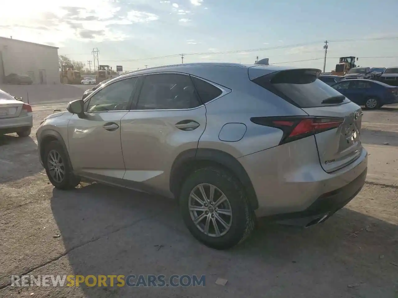 2 fotografías del automóvil dañado JTJDARDZ4L2225975 LEXUS NX 2020