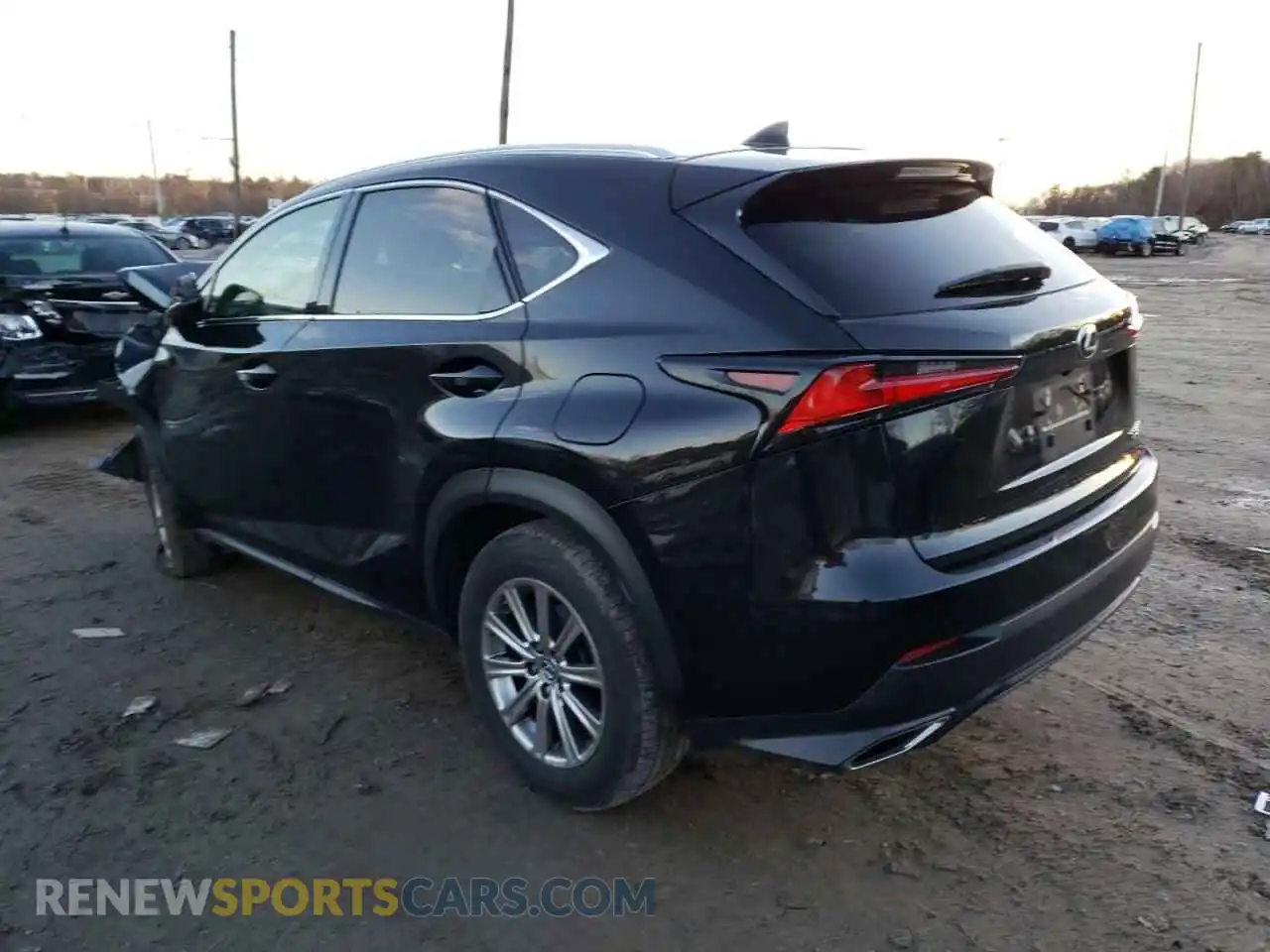 2 fotografías del automóvil dañado JTJDARDZ4L2227077 LEXUS NX 2020