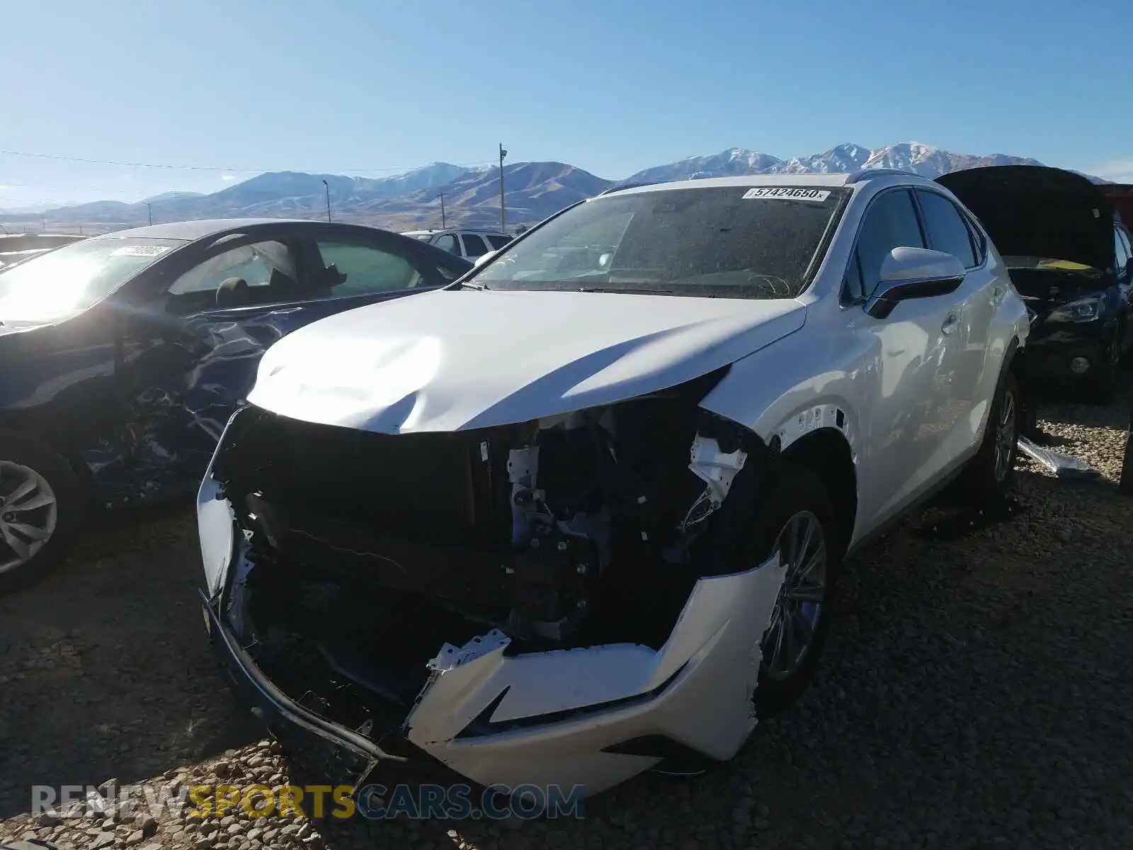 2 Photograph of a damaged car JTJDARDZ5L5009034 LEXUS NX 2020
