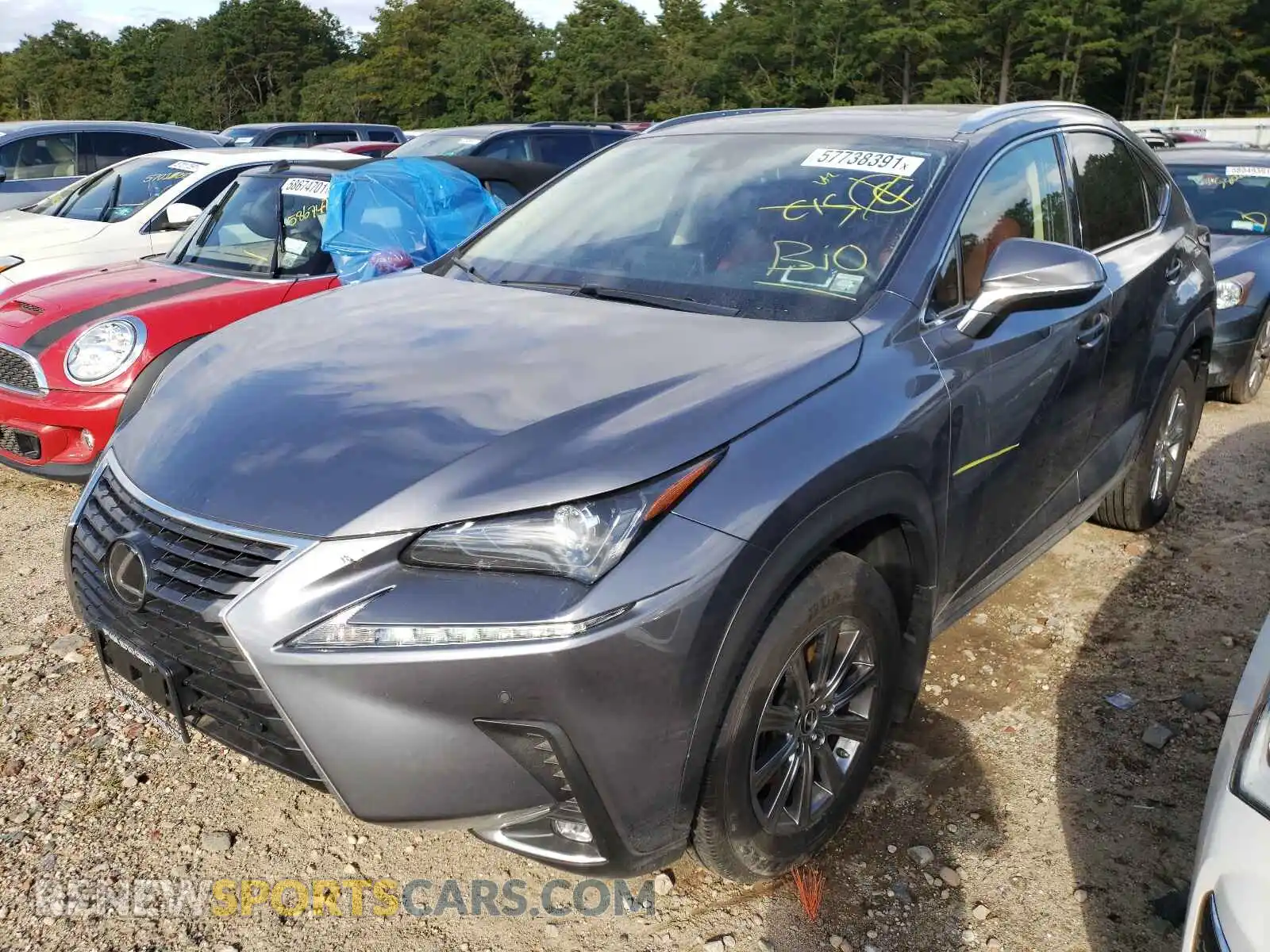 2 Photograph of a damaged car JTJDARDZ6L2220860 LEXUS NX 2020