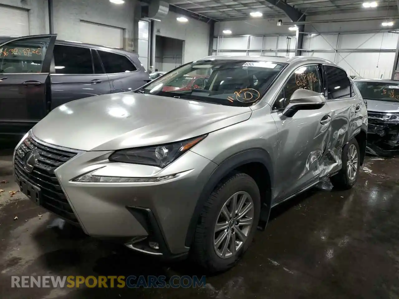 2 fotografías del automóvil dañado JTJDARDZ6L5004165 LEXUS NX 2020