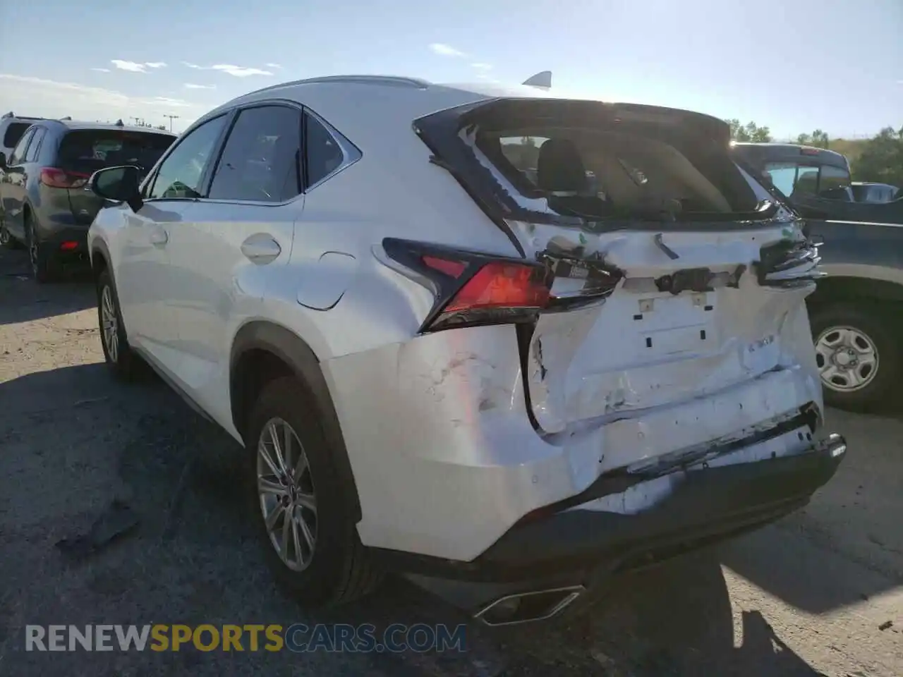 3 Photograph of a damaged car JTJDARDZ6L5010080 LEXUS NX 2020