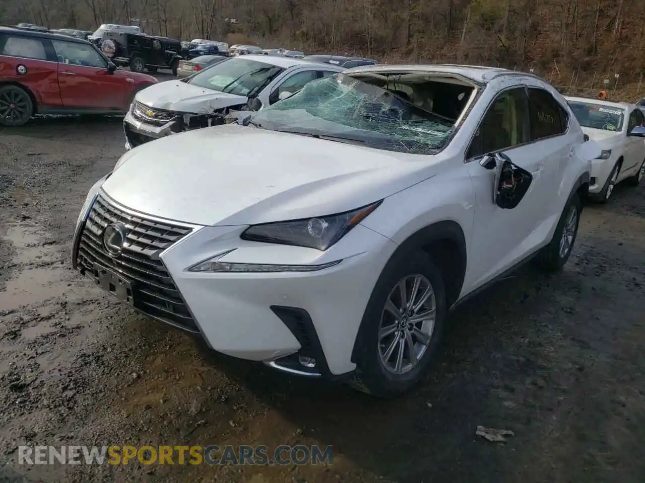 2 Photograph of a damaged car JTJDARDZ7L5011996 LEXUS NX 2020