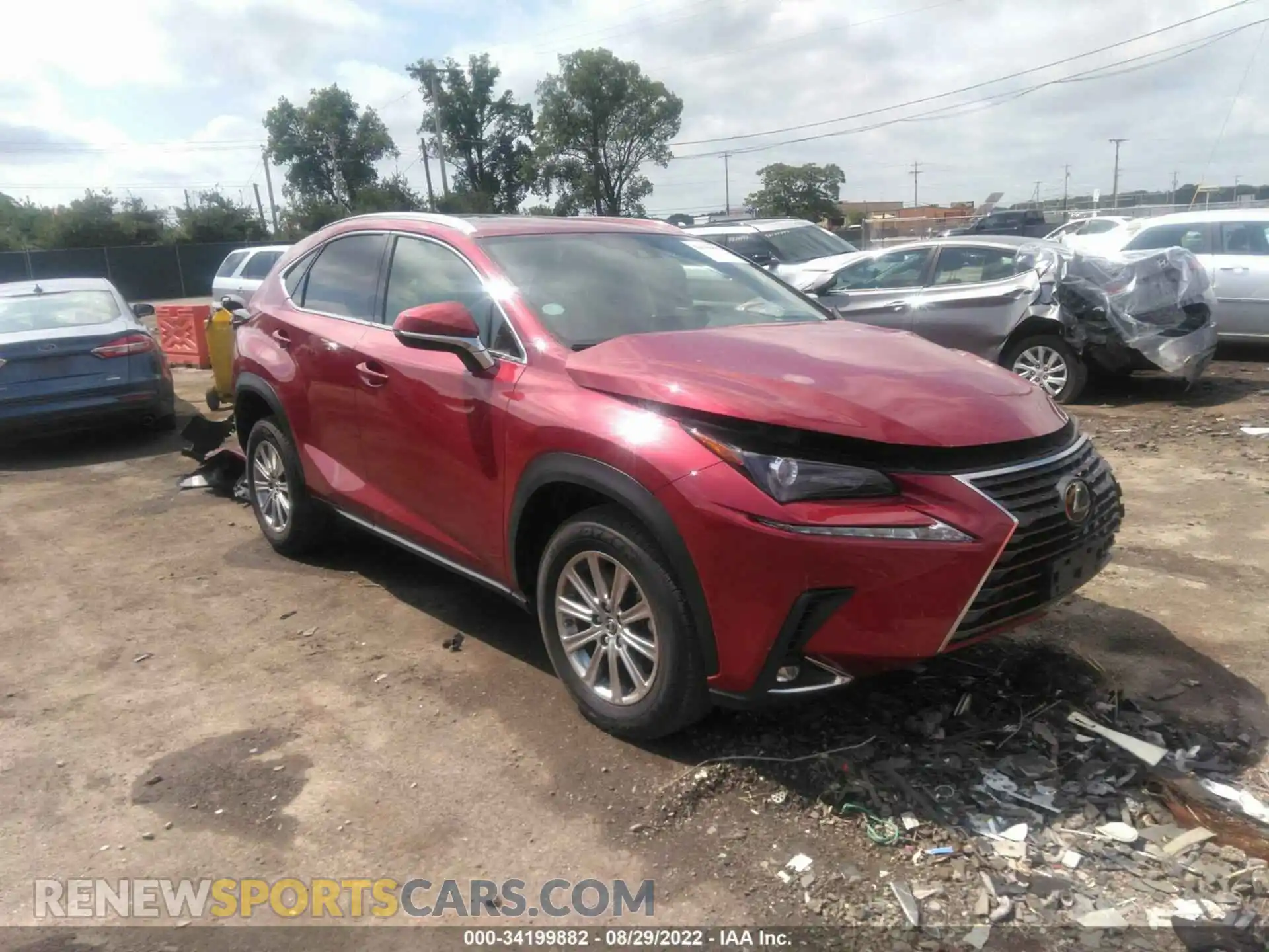 1 fotografías del automóvil dañado JTJDARDZ7L5016650 LEXUS NX 2020