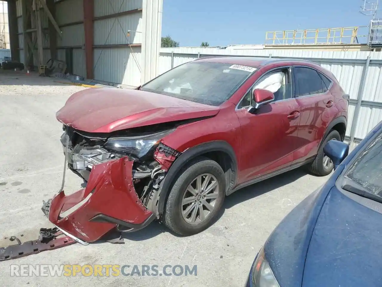 1 Photograph of a damaged car JTJDARDZ8L5009271 LEXUS NX 2020