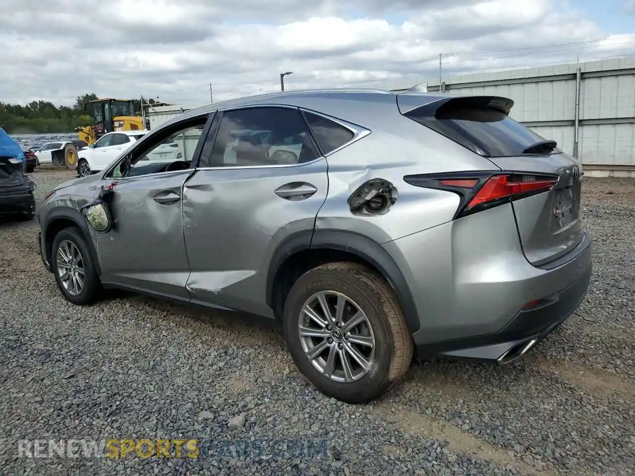 2 fotografías del automóvil dañado JTJDARDZ9L2231304 LEXUS NX 2020