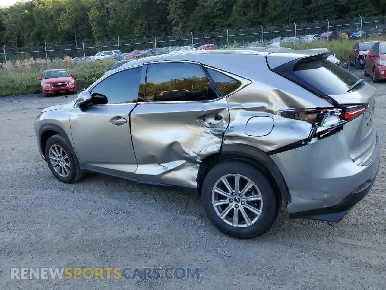 2 fotografías del automóvil dañado JTJDARDZ9L2234574 LEXUS NX 2020