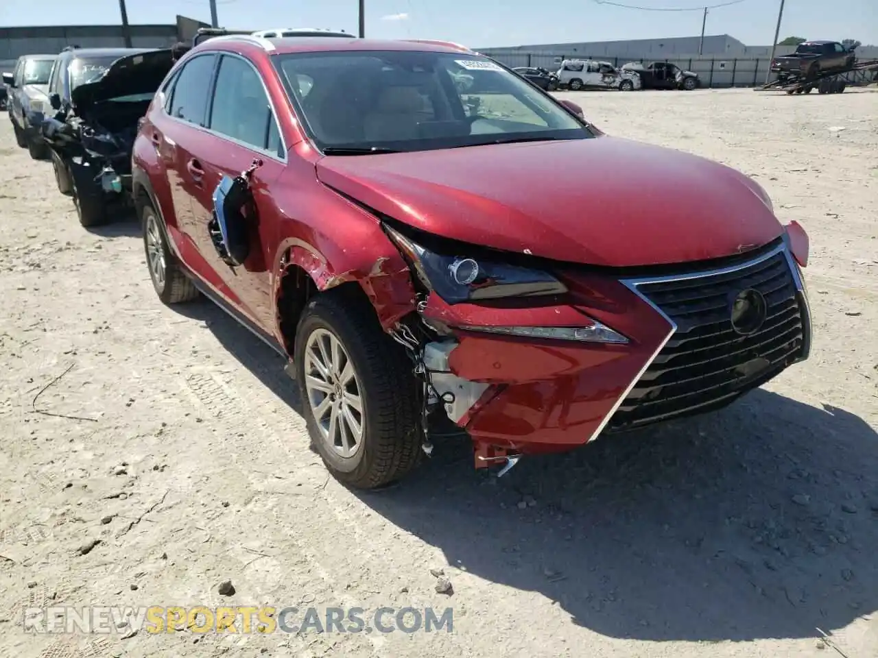 1 Photograph of a damaged car JTJDARDZXL2234907 LEXUS NX 2020