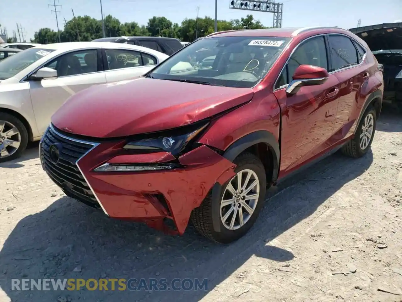 2 Photograph of a damaged car JTJDARDZXL2234907 LEXUS NX 2020