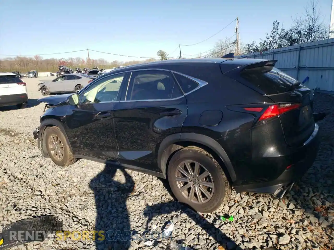 2 fotografías del automóvil dañado JTJDARDZXL2235670 LEXUS NX 2020
