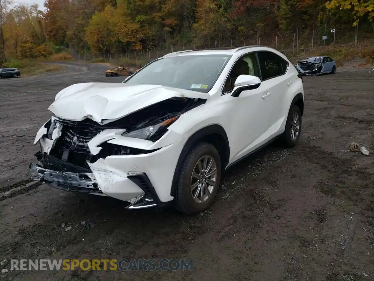 2 fotografías del automóvil dañado JTJDARDZXL2235961 LEXUS NX 2020