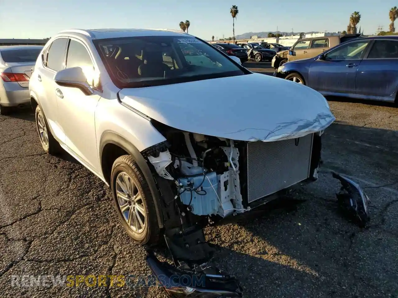 1 fotografías del automóvil dañado JTJDARDZXL5016609 LEXUS NX 2020