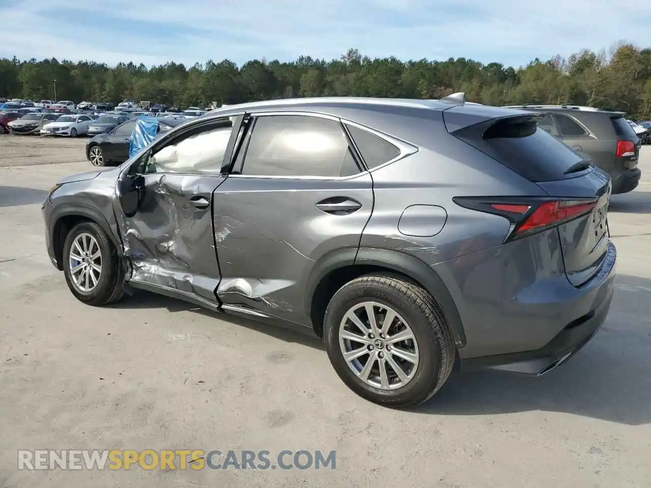 2 fotografías del automóvil dañado JTJDARDZXL5017811 LEXUS NX 2020