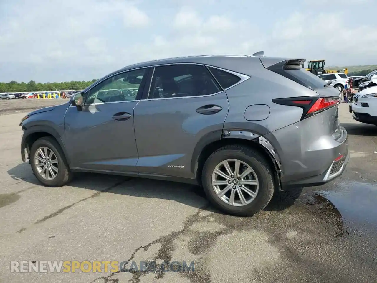 2 fotografías del automóvil dañado JTJDJRDZ2L2135143 LEXUS NX 2020