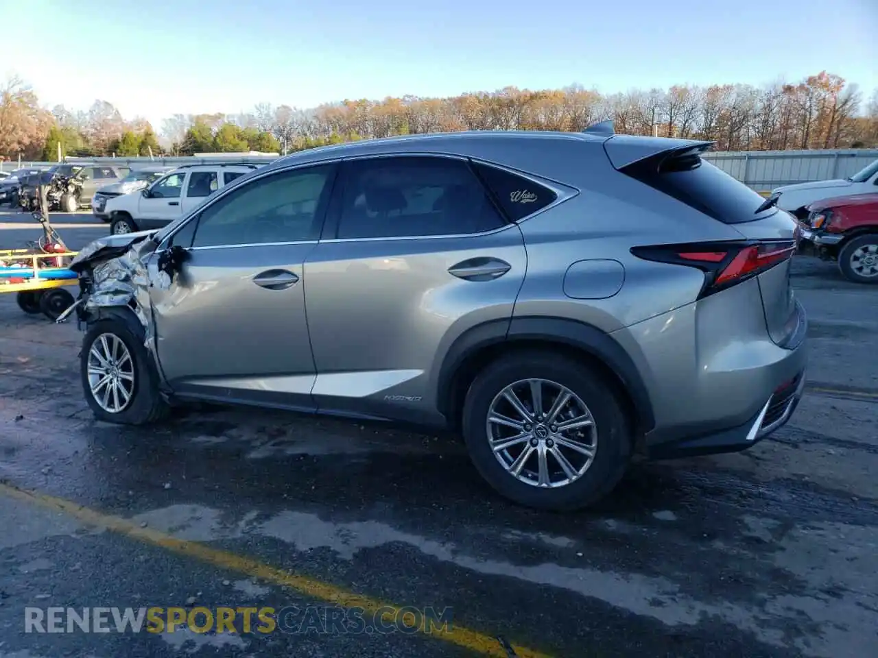 2 fotografías del automóvil dañado JTJDJRDZ7L2129404 LEXUS NX 2020