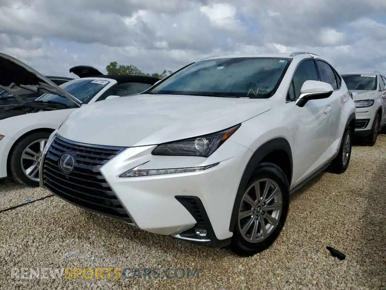 2 fotografías del automóvil dañado JTJDJRDZ7L2142282 LEXUS NX 2020